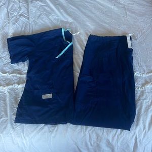 Urbane scrubs navy blue. Medium size. In good condition.